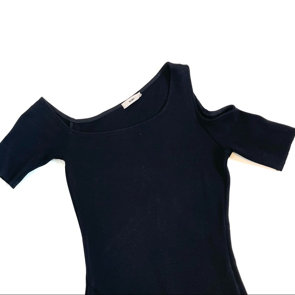 HELMUT LANG | Asymmetric Off Shoulder Dress - Picture 3 of 8